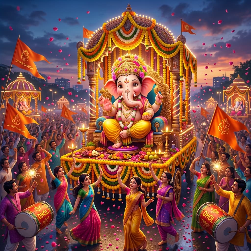 Grand Ganesha Visarjana
